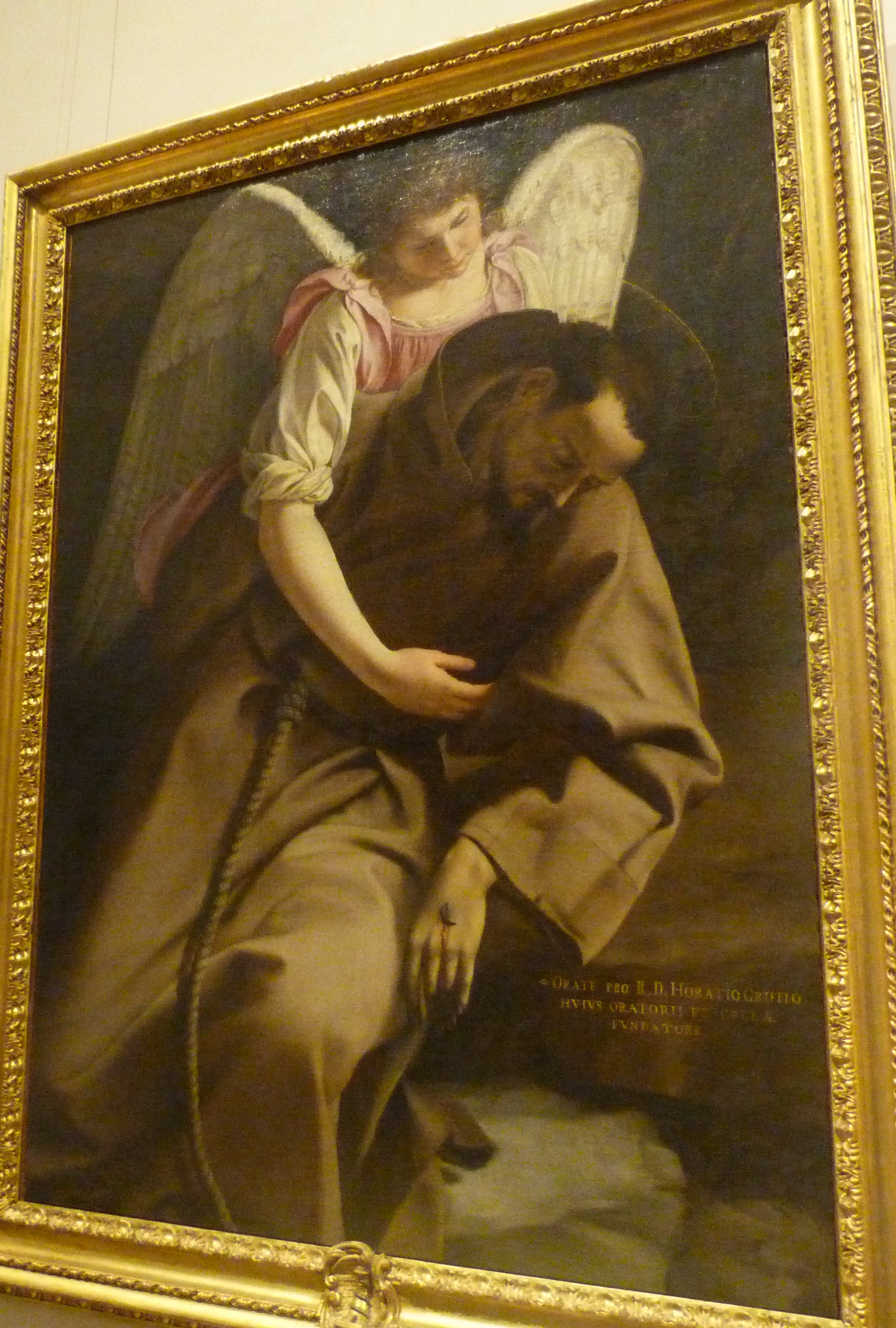 San Francesco sorretto dall'angelo
