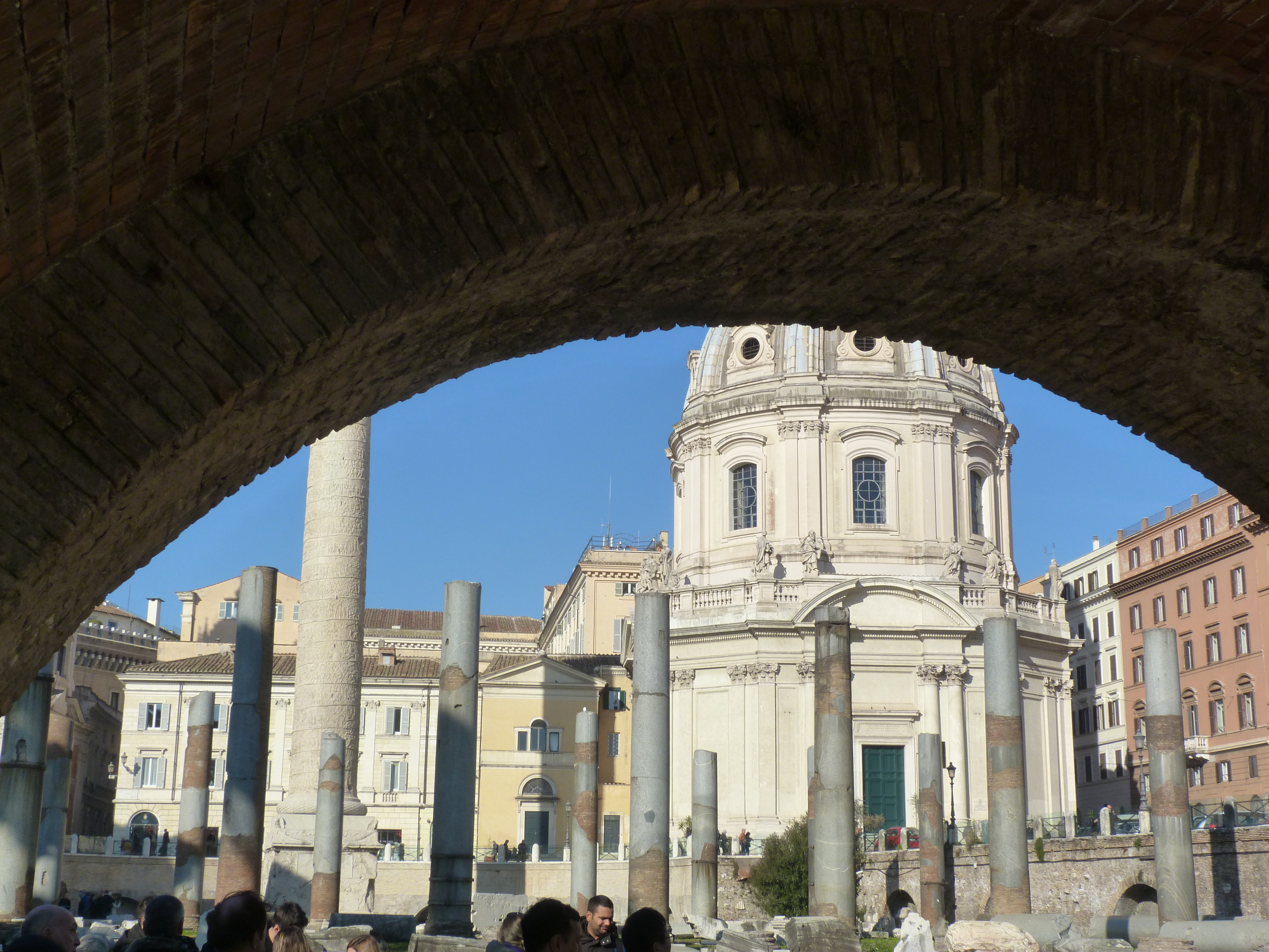 Basilica Ulpia roma point of view