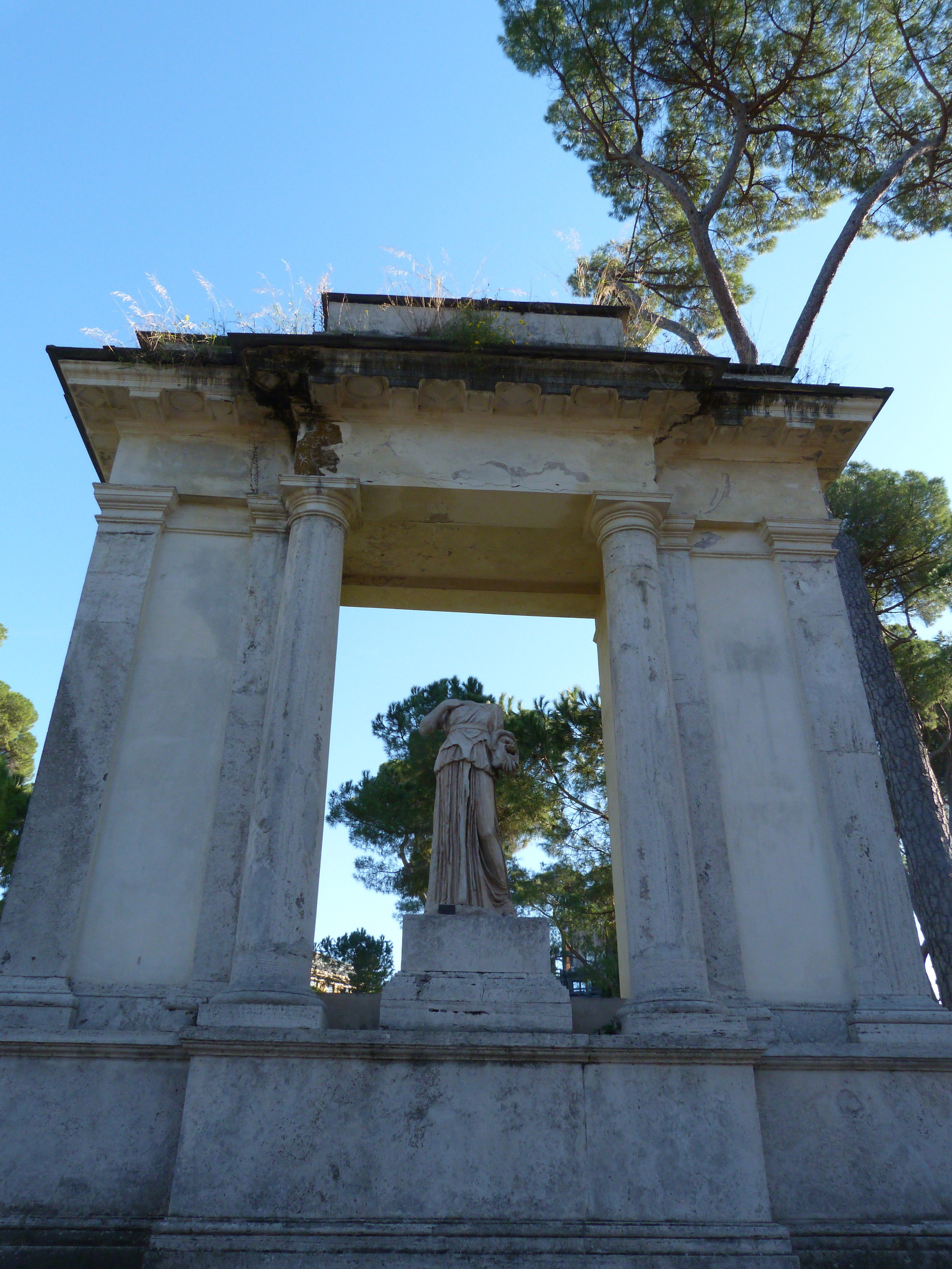 Monumenti di Villa Borghese roma point of view
