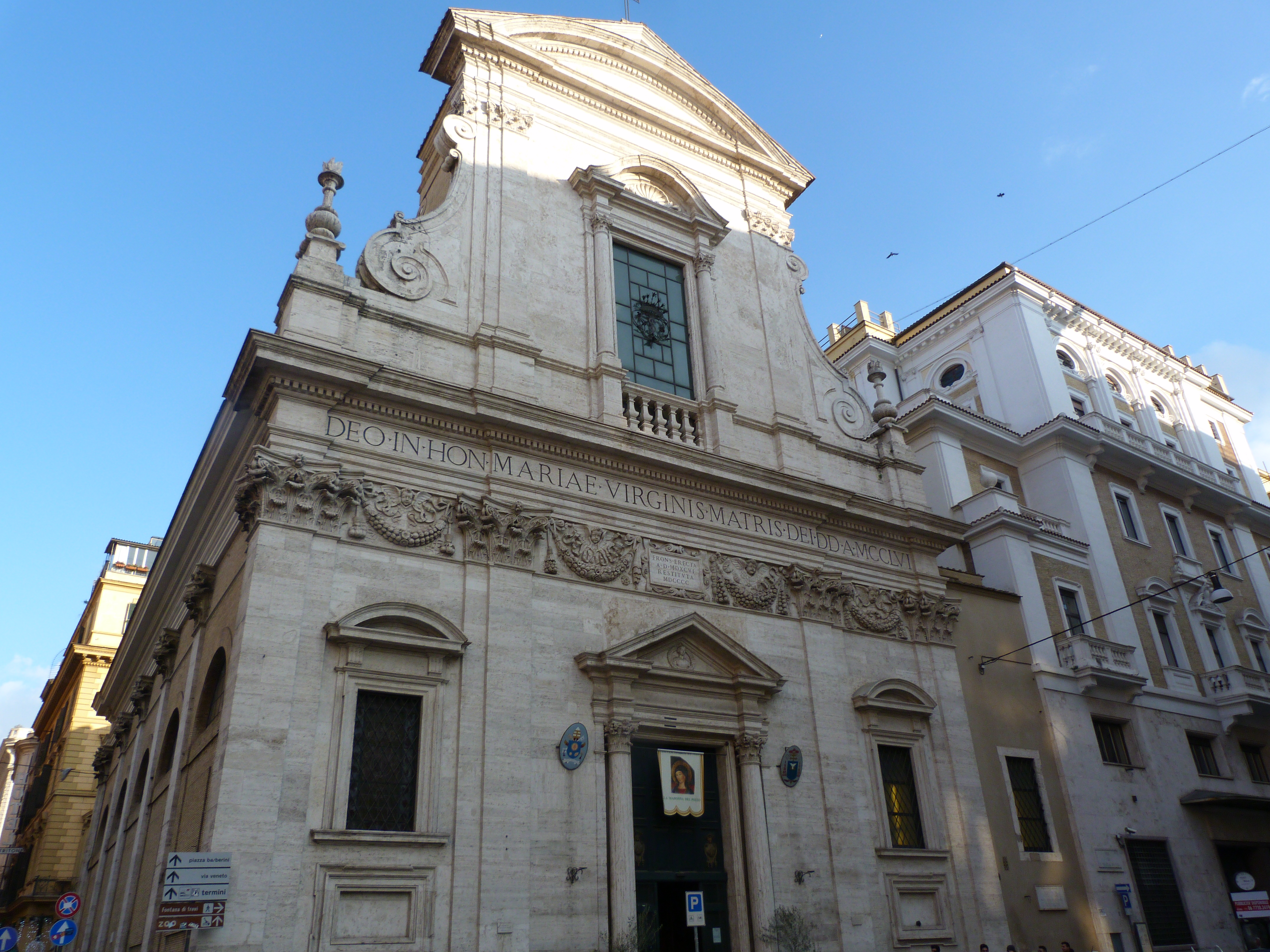 la Chiesa di Santa Maria roma point of view