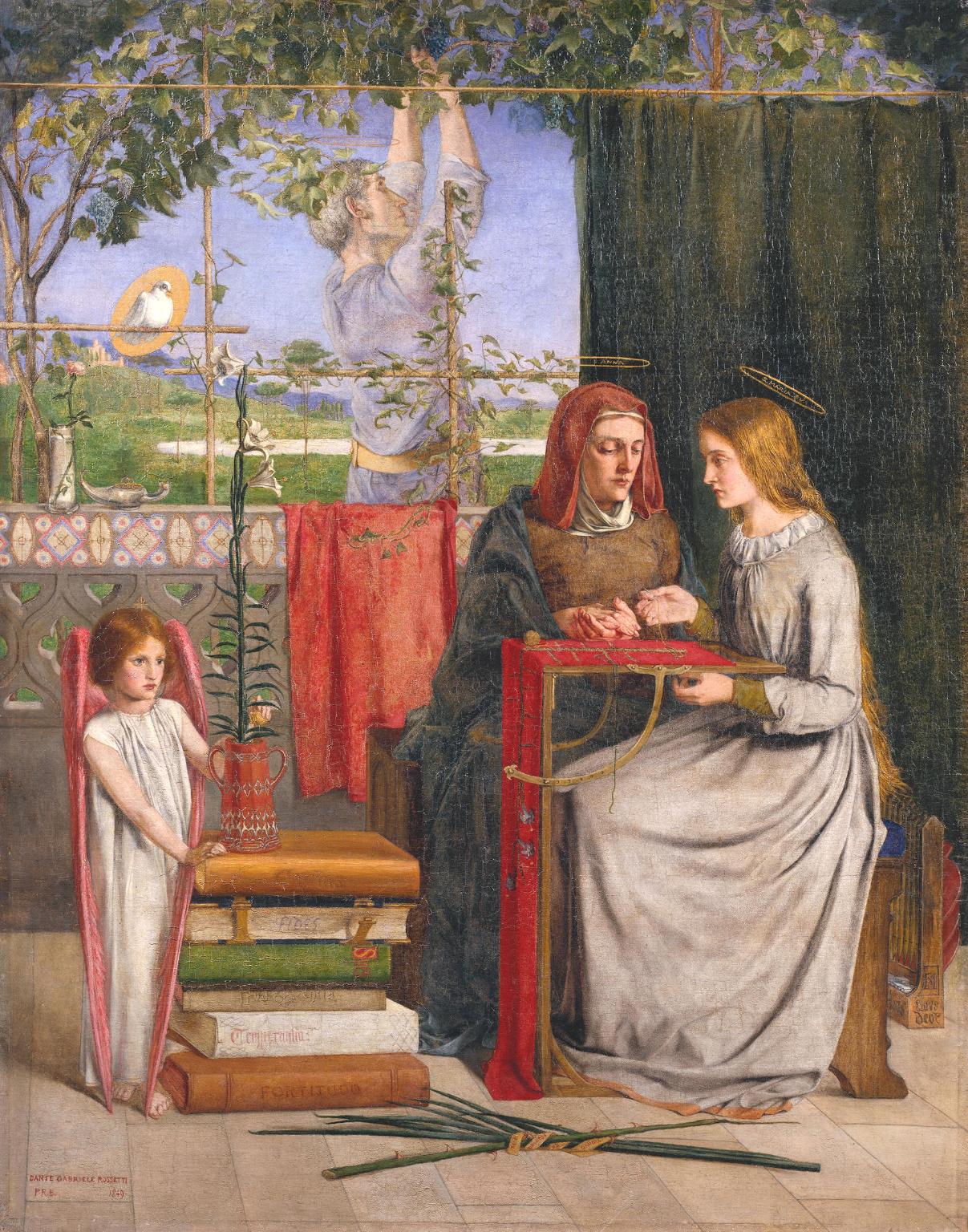 "The Girlhood of Mary Virgin" Christina Rossetti