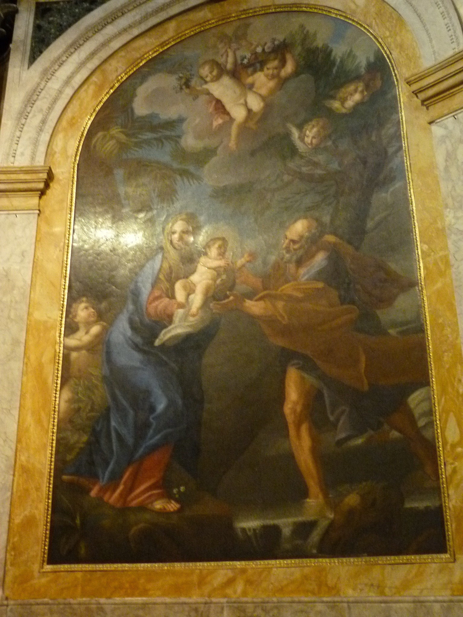 Fuga in Egitto La Cappella Chigi o della Madonna del Voto