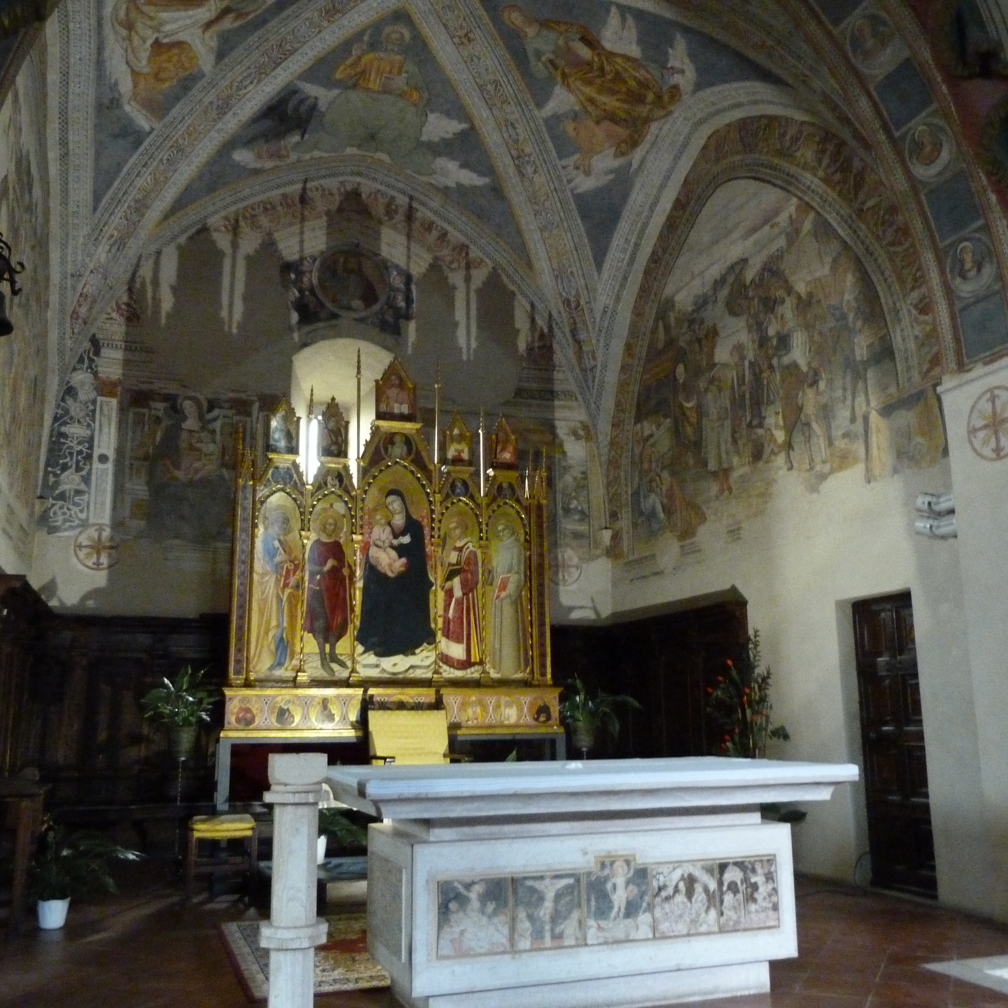 Madonna in trono col Bambino e santi chiesa di san giorgio