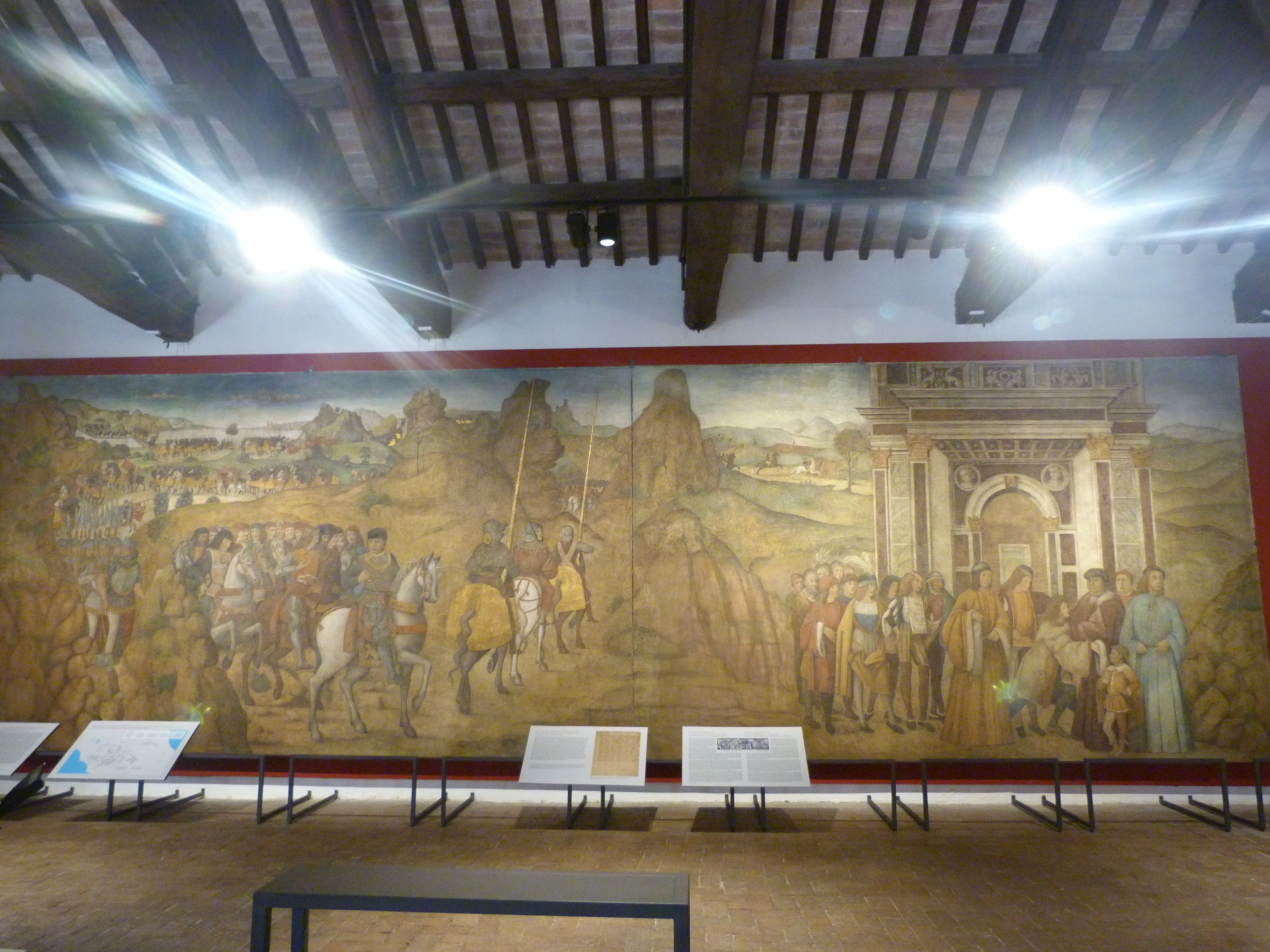 La cavalcata di Gentil Virginio e l'incontro con Piero De' Medici