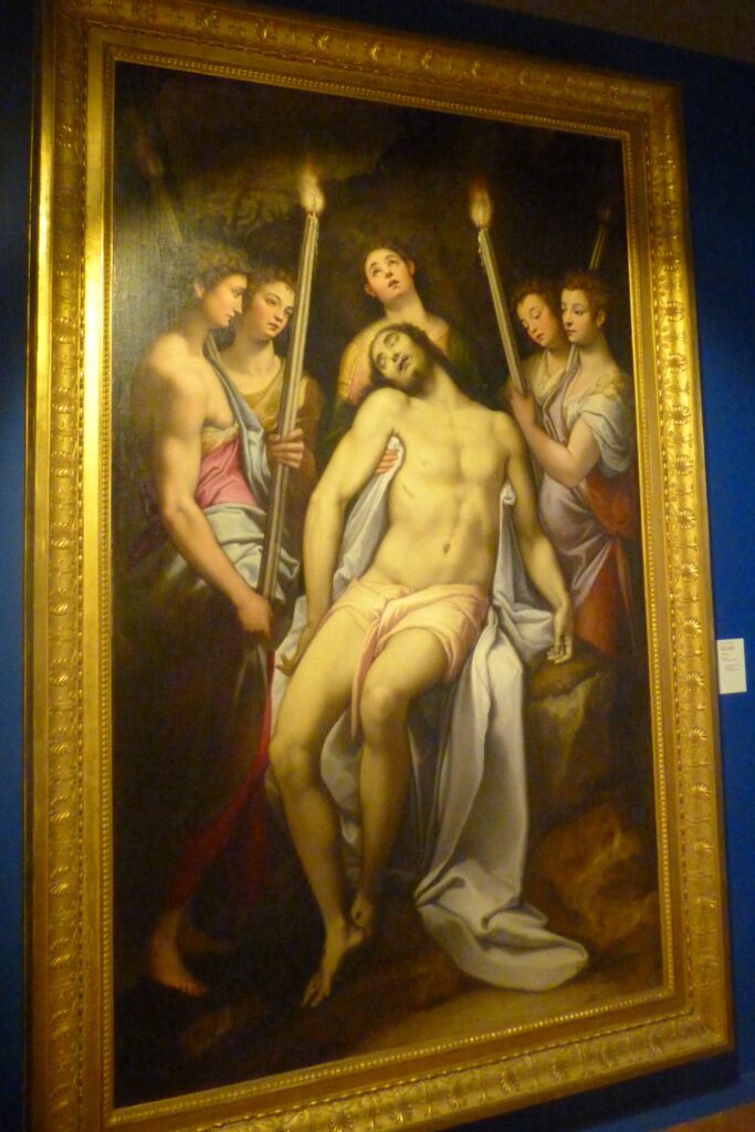 Cristo morto fra gli angeli