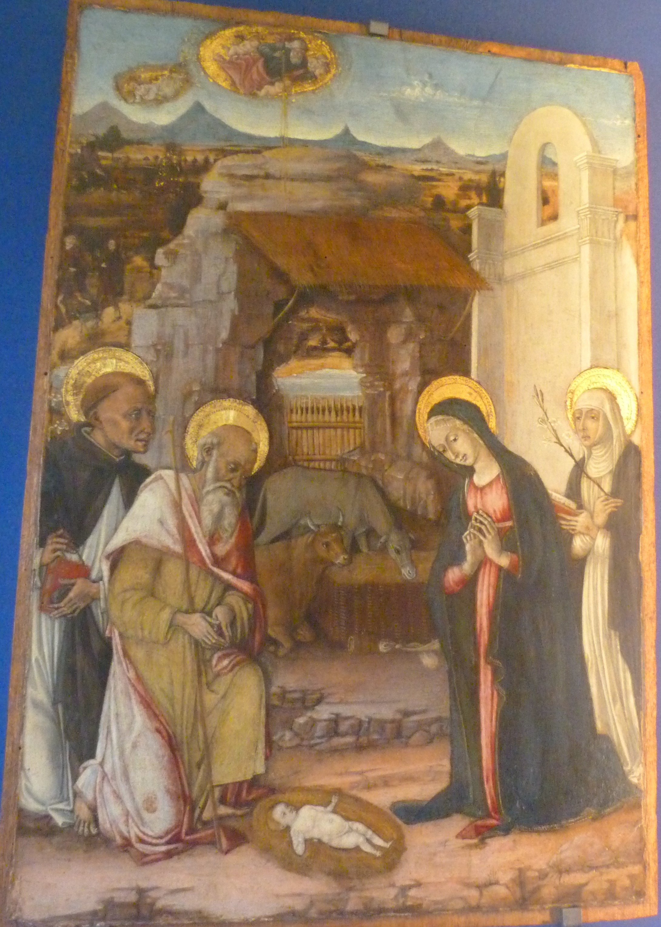 Natività di Gesù con San Domenico e Santa Caterina da Siena 